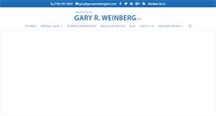 Desktop Screenshot of garyweinberglaw.com